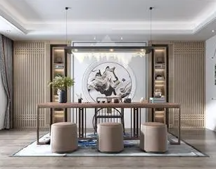 蛟河新中式风格茶室如何规划设计